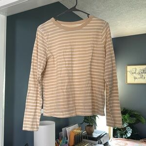 Striped long sleeve tee
